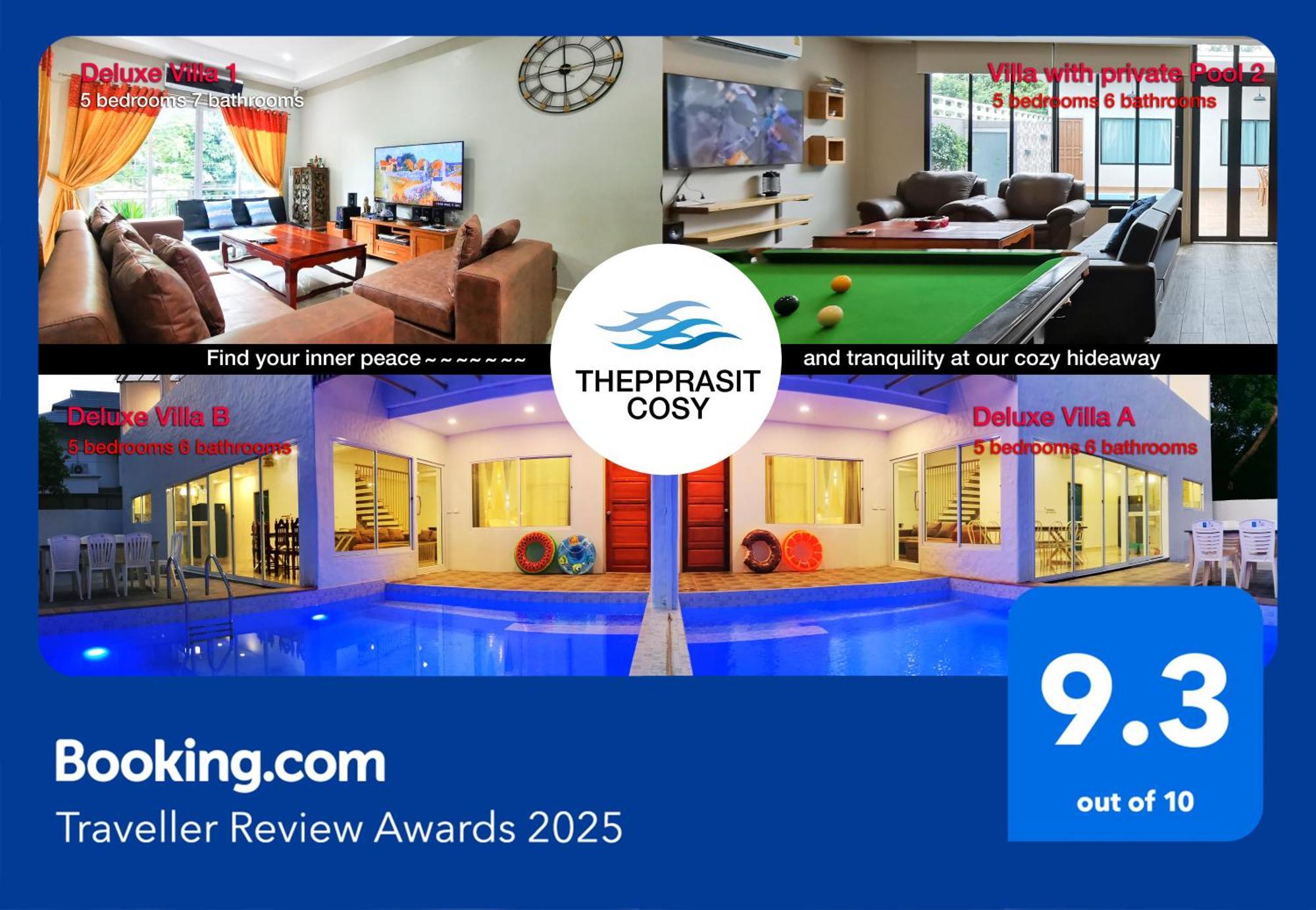 Thepprasit Cosy Villa หาดจอมเทียน ภายนอก รูปภาพ