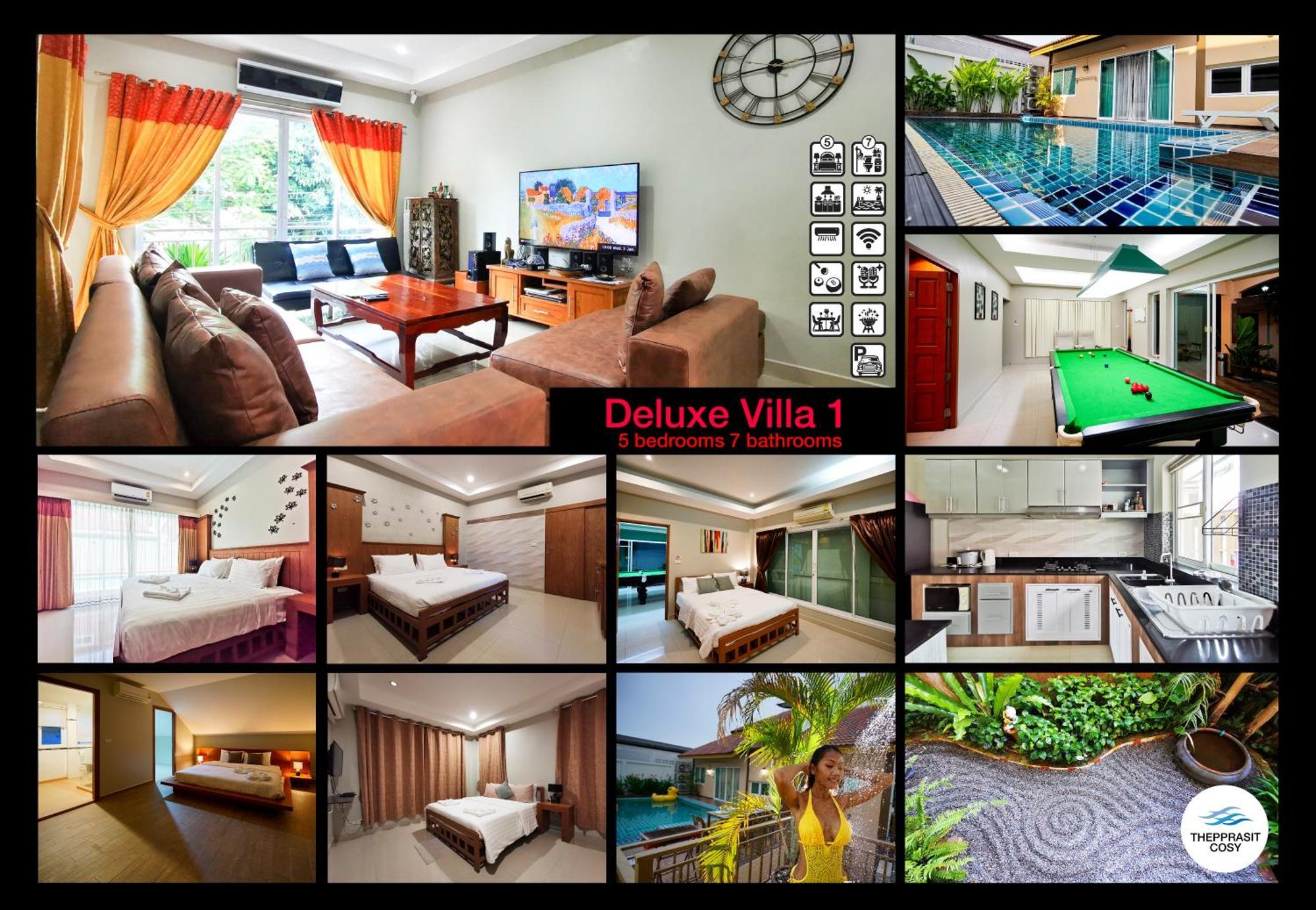 Thepprasit Cosy Villa หาดจอมเทียน ภายนอก รูปภาพ