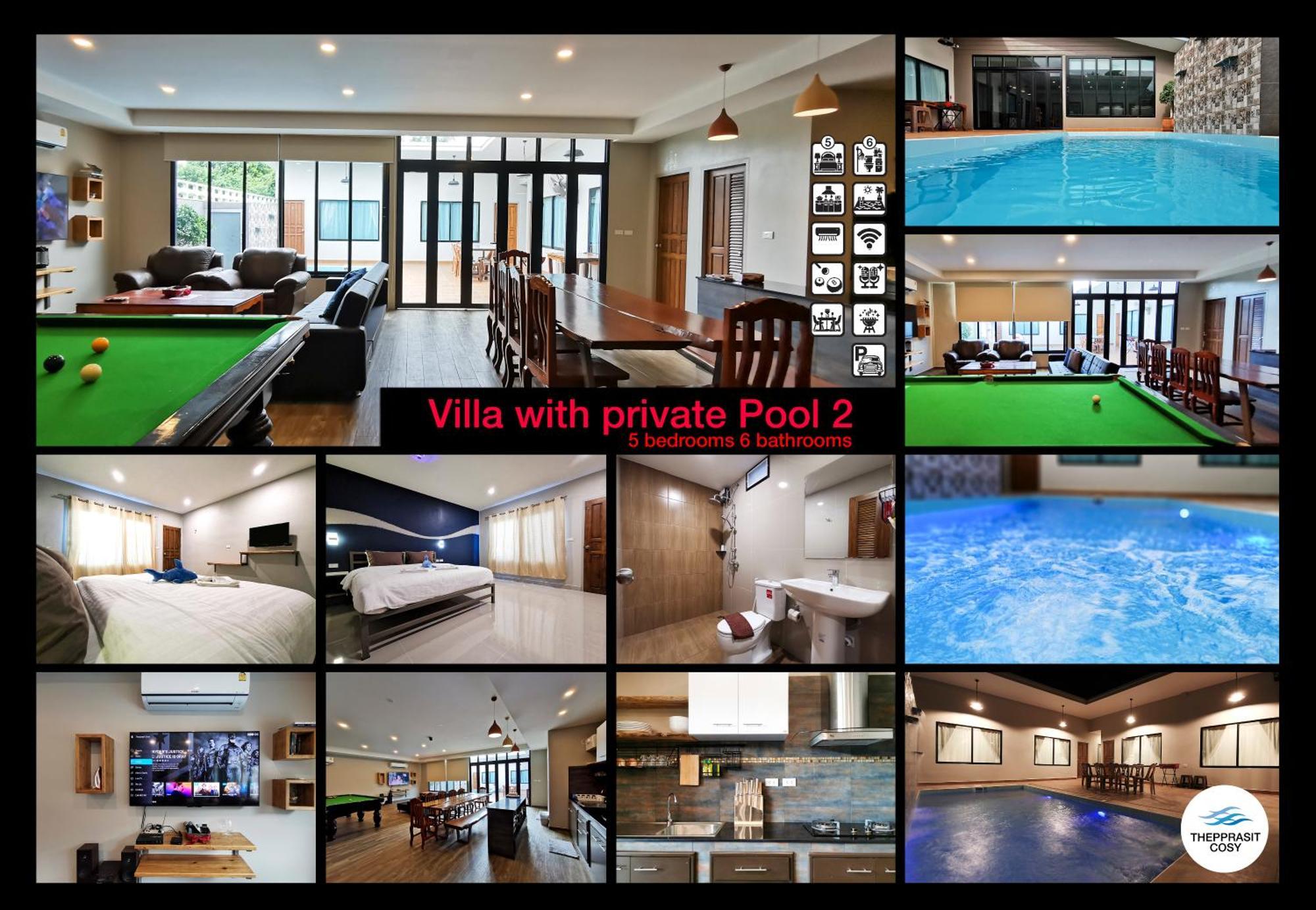 Thepprasit Cosy Villa หาดจอมเทียน ภายนอก รูปภาพ